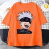 Anime T Shirt Funny Satoru Gojo Graphic Printed Short Sleeve Unisex Casual Personality Round Neck Loose Tees