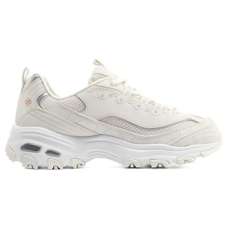 Skechers D'Lites 1.0 'White' Women's (Unisex) Chunky Sneakers 896155 OFWT