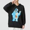 Adidas Neo Cartoon Print Sports Casual Pullover Sweatshirt Men Sweatshirt Black HM9946