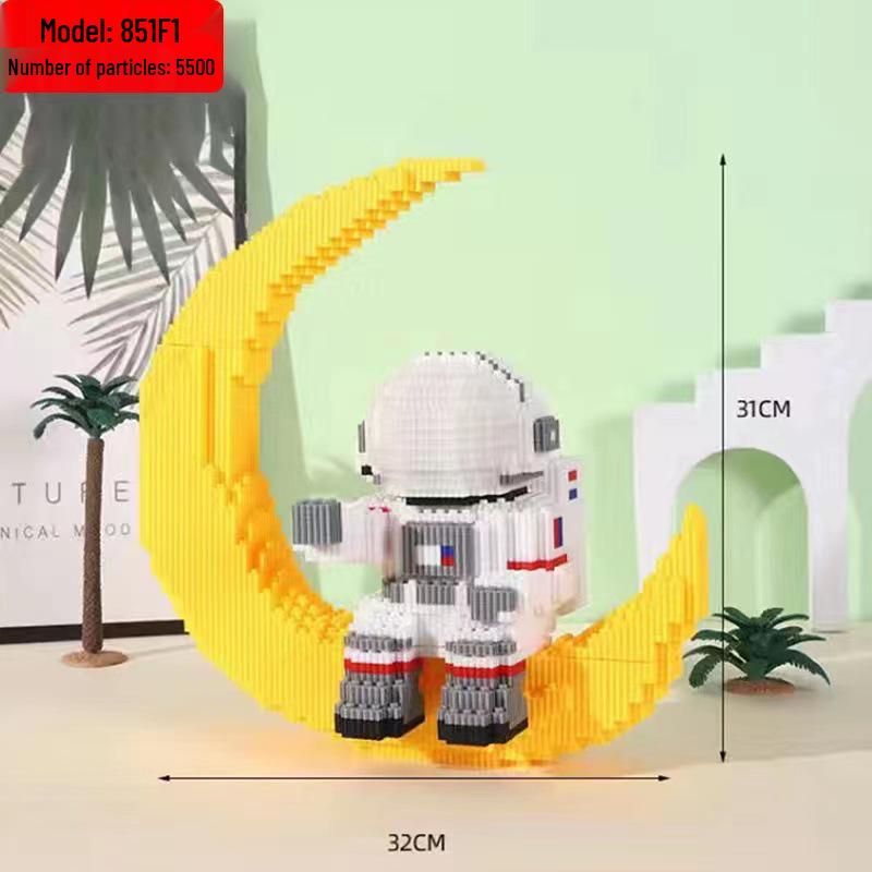 Girls' Compatible Lego: Violent Bear Building Block Series - Educational Micro-Block Interlocking Toys & Gifts