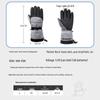 Smart Heated Touchscreen Winter Ski Gloves for Outdoor Sports