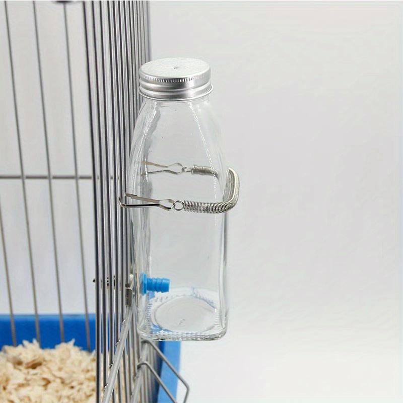 10pcs Rabbit Cage Springs with Dual Clips - 3.1" Durable Replacement for Small Pet Water Bottle Holders - For Small Animals