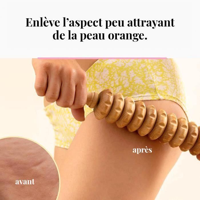 Tuuli Rouleau Massage Cellulite Drainage Lymphatique Madérothérapie Masseur Bois