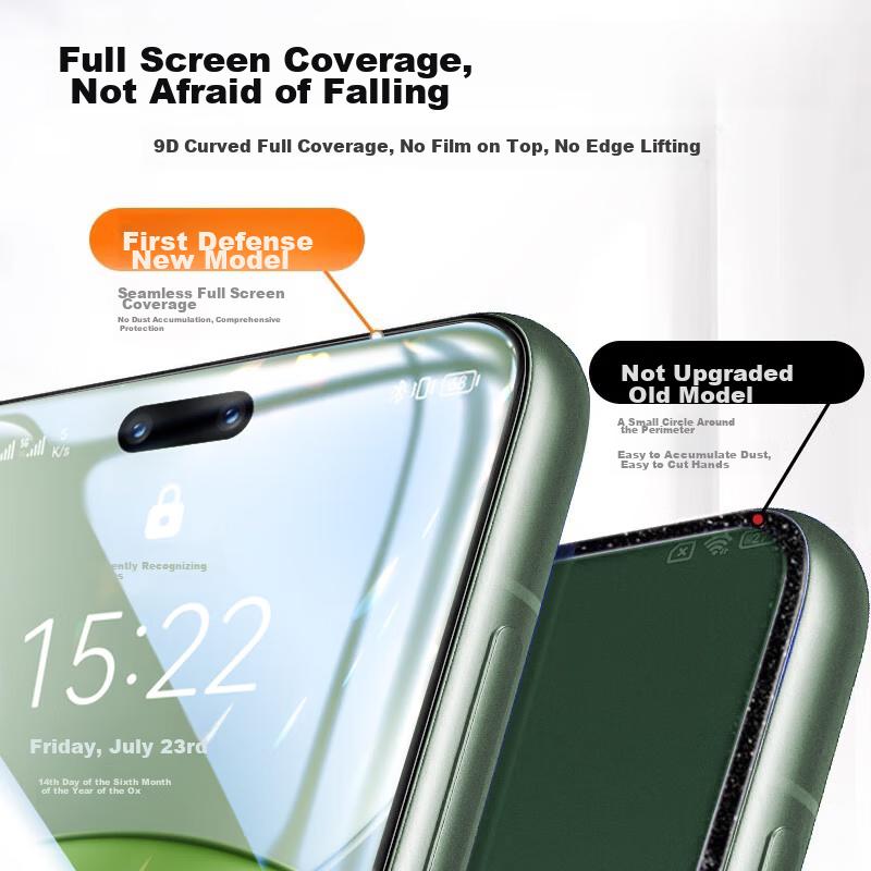 DIVI 2 Sets Tempered Glass Screen Protector for Huawei Nova 13, Dust-Free, Full Coverage, Ultra-Thin, HD Clear Protective Film for Nova 13 Smartphone