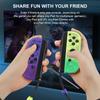 Wireless Left Right Controller Dual Vibration Bluetooth Joypad With 6 Axis Gyro Switch Game Console L/R Handle Grip