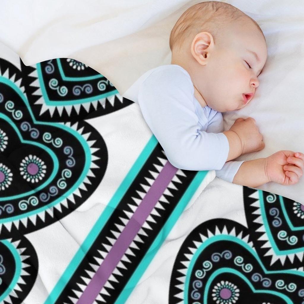 Traditional Hmong Embroidery Throw Blanket Bed Linens Personalized Gift Sofa Bed Summer Blankets