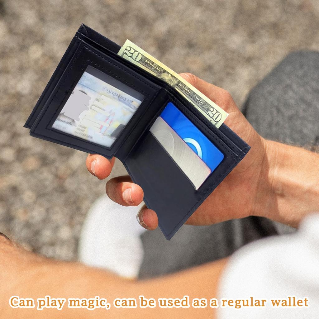 Premium Wallet For Magicians Flame Fire Wallet Prop: Stage And Street Shows Trick Show Lovers