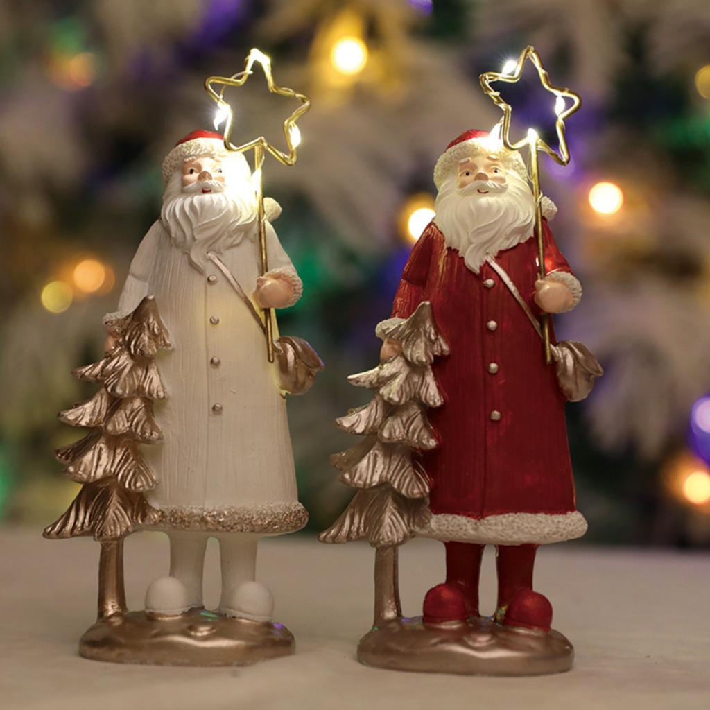 New Christmas Night Lights,Figurines, Resin Handicrafts, Desktop Gifts