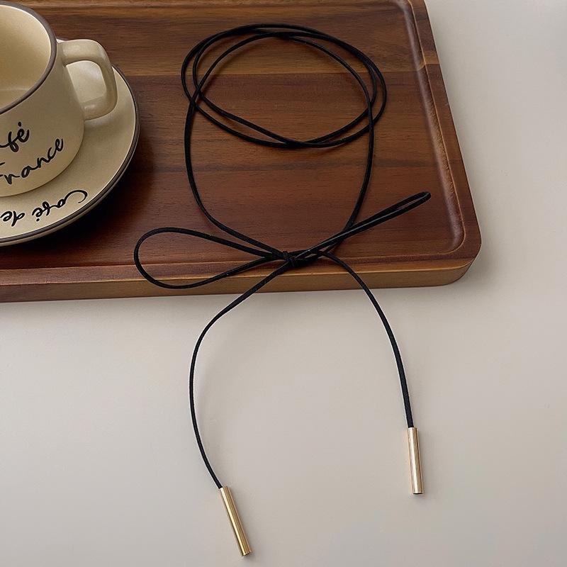 Black Velvet Chain Big Heart Pendant Necklace For Women Trendy Elegant Choker Necklace  Fashion Jewelry Accessories