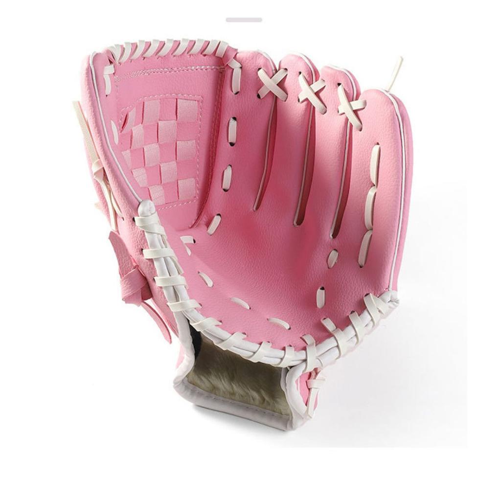 Baseballová rukavice pro dospělé a mládež 9,5-12,5 palce Tréninková rukavice pro vnější pole Prémiová syntetická kůže Baseball Softball (ŽÁDNÝ BASEBALL)