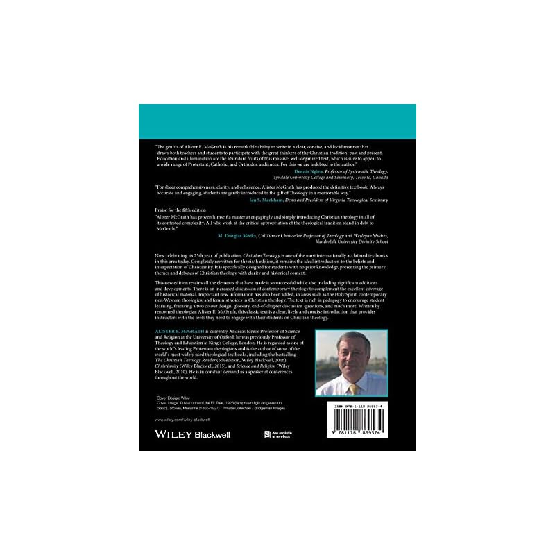 Christian Theology: An Introduction CHRISTIAN THEOLOGYThe Genius of Alister E. Mc Grath