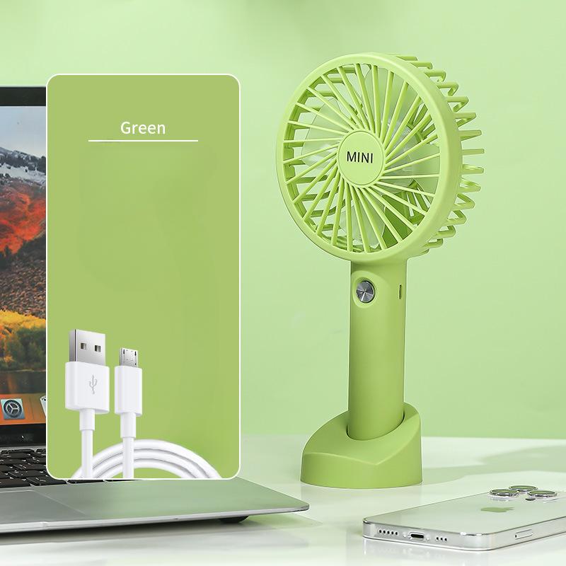 Handheld Fan Outdoor Portable USB Charging Cartoon Small Fan Portable Student Gift Home Mini Heat Relief Small Fan