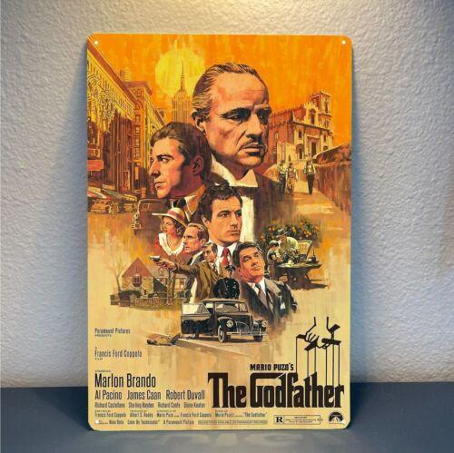 

The Godfather Retro Movie Metal Poster Tin Sign xcm PlateAluminum 20x30cm（7.8x11.8inch）