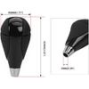 Muge Racing Gear Shift Knob Resin Leather For Most Lexus ES300 GS430 IS250 LX470 RX450H Toyota Crown Corolla Camry Rav4 Prado 4Runner Highlander