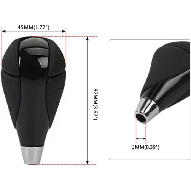 Muge Racing Gear Shift Knob Resin Leather For Most Lexus ES300 GS430 IS250 LX470 RX450H Toyota Crown Corolla Camry Rav4 Prado 4Runner Highlander