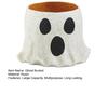 Ghost Bucket Halloween Decoration Large Capacity Indoor Outdoor Ghost Planter Vase Decor with Cute Design Candy Bucket