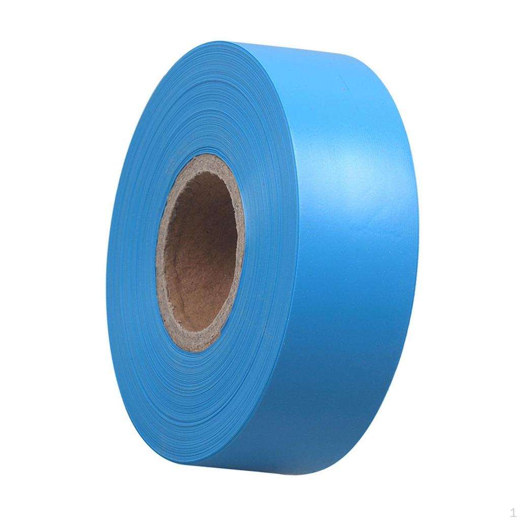Flagging Marking Tape PVC 148ft Length Survey Ribbon Roll for Boundaries Area Workplace Use