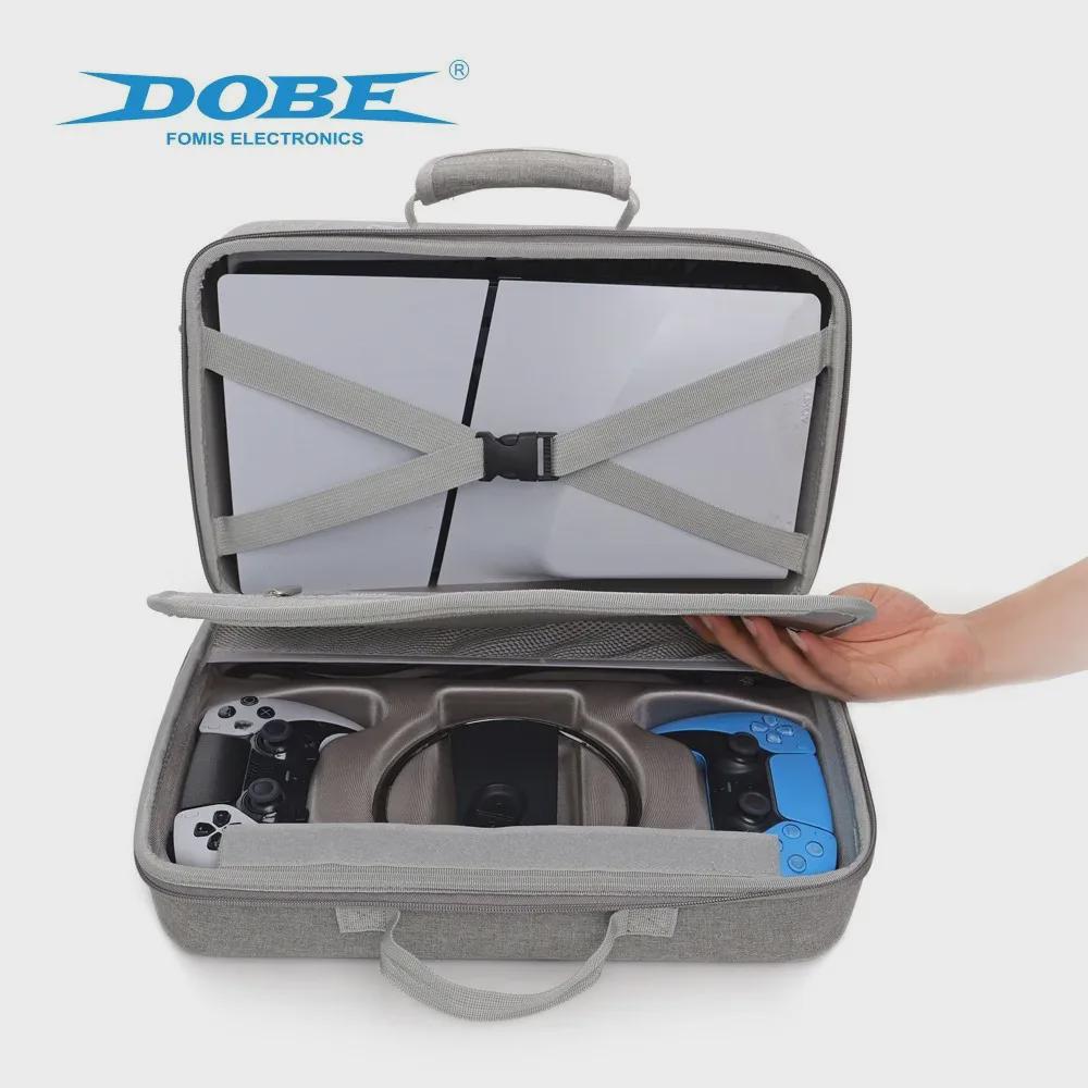 PS5 Slim Multi-Function Portable Console Hard Case with Zipper and EVA Storage Protection