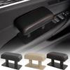 Almofada Apoio de Braço Porta Carro Altura Ajustável Apoio de Braço Carro Almofada Suporte Cotovelo Couro PU Universal Tapetes Protetores Interiores