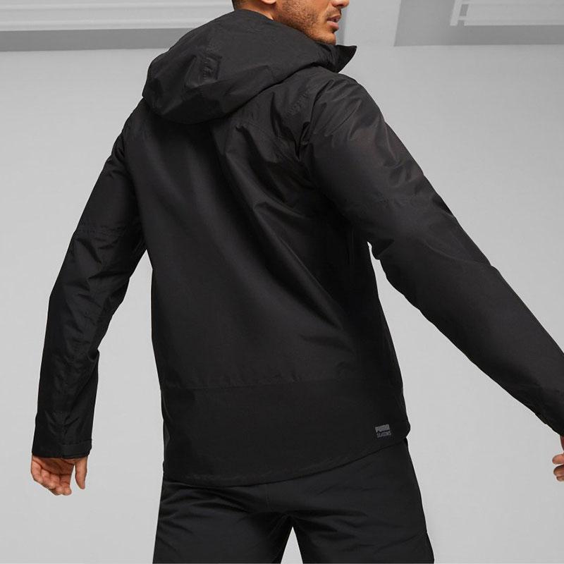 Puma Seasons Solid Color Loose Fit Hooded Woven Jacket Men Jacket Black 524107-01