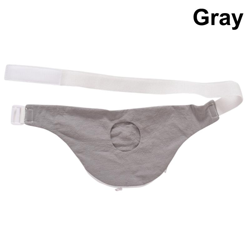 Universal Ostomy Pouch Cover Ostomy Protective Cover Shielding Adjustable Sizes Portable Washable Reusable Ostomy Bag Cover серый