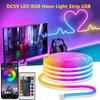 Waterproof RGB Neon Strip 5V Power Atmosphere Light Flexible LED Strip  Gaming Room
