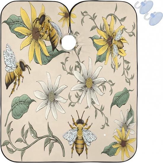 Stylish Barbershop Salon Barber Cape Haircut Cape Salon Apron Unisex Hair Cutting Cape Hairdressing Cape Apron for Men Women