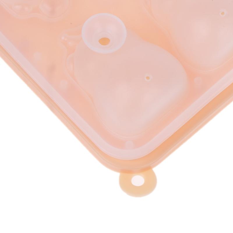 4 aufeinanderfolgende Capybara-förmige Silikonform Cartoon-Tier Schokoladenkuchenform Süßigkeitenpudding Eiswürfelbehälter Handgemachte Seifenform