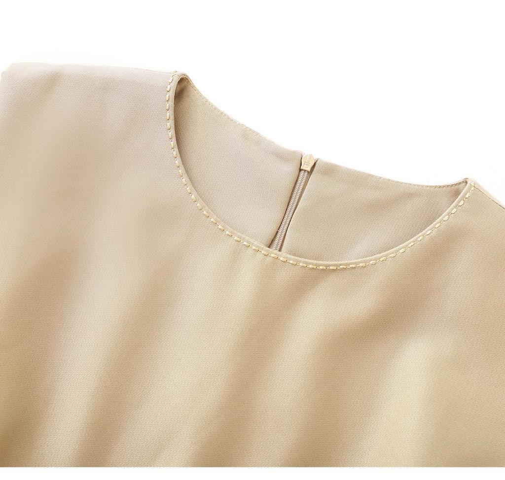 High-End Women's Sleeveless Waist-Cinched Business Dress - New Summer Arrival