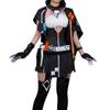 Hra  Impact 3 Kiana Kaslana Cosplay Kostým Dámske Sexy Šaty 3D Pokrývka hlavy Rukavice Plášť Uniforma Halloweenske Párty Oblečenie