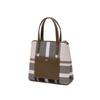 Daks Beige Check Leather Tote Bag Dcba6e711i2