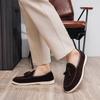 Weiche Mokassins Marke Loafer Einfache Slip-on Schuhe Elegante Herren Business Schuhe Neue Leder Herren Freizeit Flache Schuhe