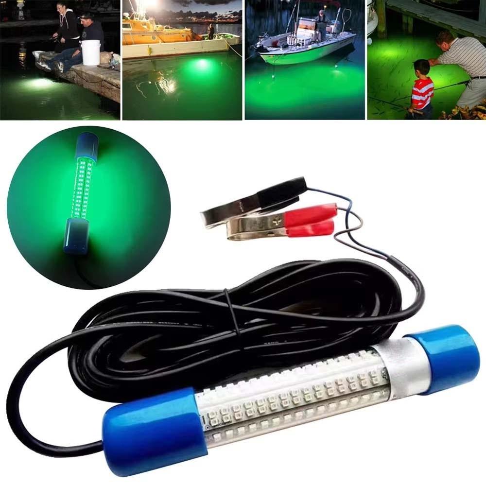 Portable Underwater Fishing Light 30W Submersible Boat Lamp Lures Finder Lamp  Salvage Operation