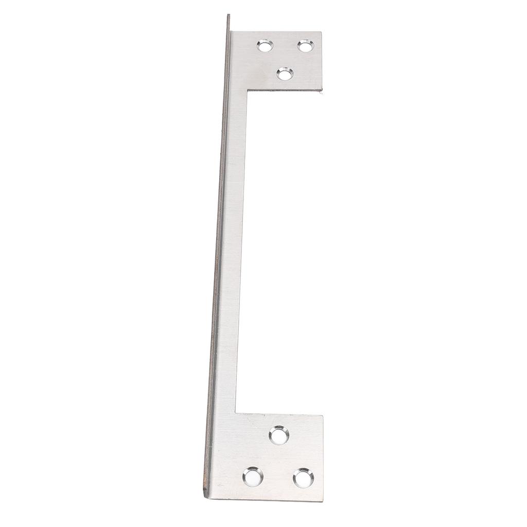 Door Latch Guard Plate Outswing Door Security Protector Stainless Steel Door Latch Guard L Shaped Door Reinforcement