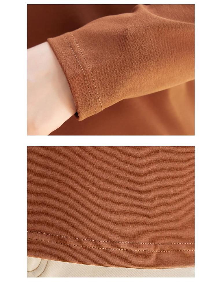 Modna Damska Koszulka z Długim Rękawem na Wiosnę i Jesień 2025