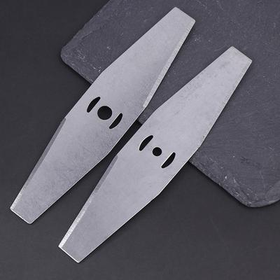 Metal Grass String Trimmer Head Replacement Saw Blades Lawn Mower Fittings Slotted Knife Garden Tool Part