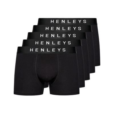 Calções boxer masculinos Henleys Coalink (Pacote de 5)