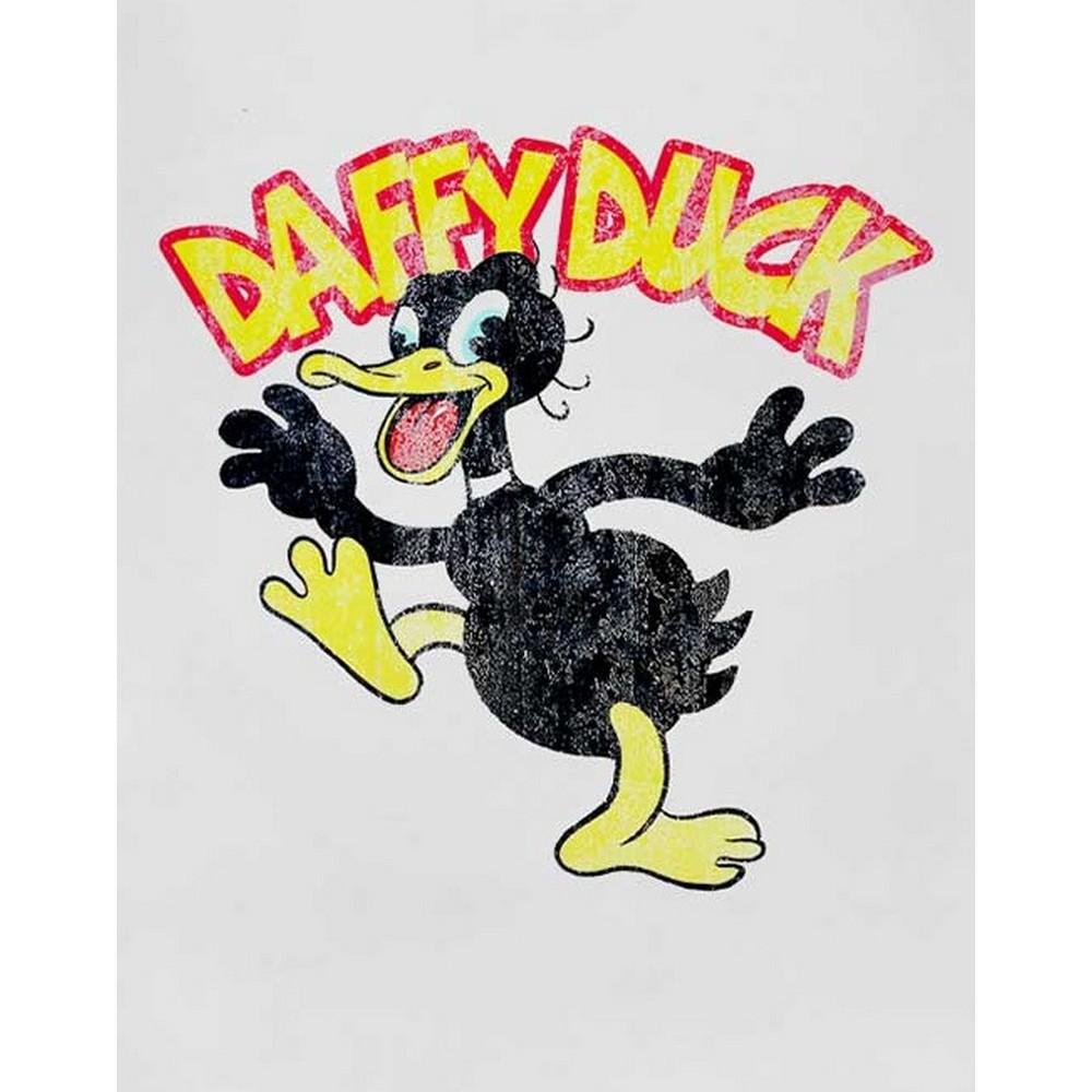 Looney Tunes Unisex tričko Daffy Duck pro dospělé s krátkým rukávem