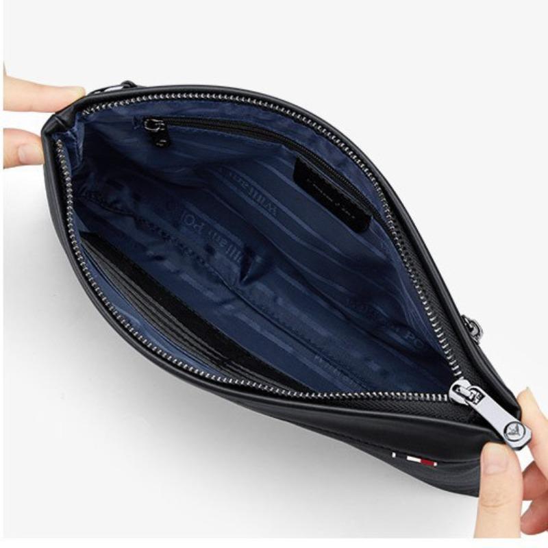 Die erste Schicht Rindsleder weiche neue Herrenhandtasche Herren große Kapazität Clutch Tasche lässige Herren Clutch Tasche