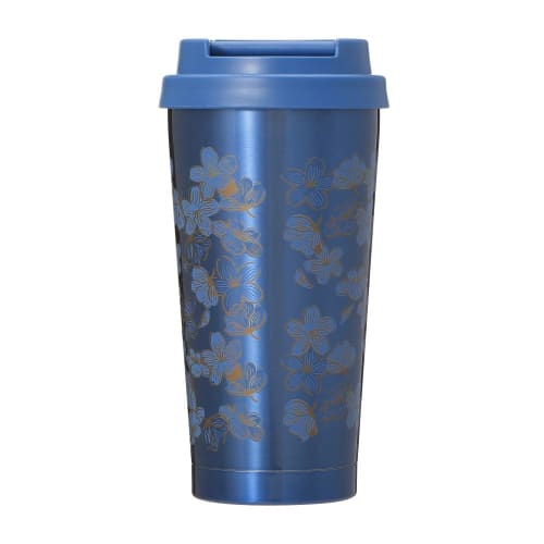 Starbucks SAKURA 2025 Stainless Steel Tumbler, Night Blue, 473ml, Coffee Tumbler, Starbucks, Sparkly, Cute, Stylish, Birthday Gift, Water Bottle