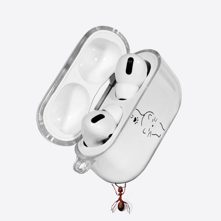 Clear Earphone Cases Cover Case For Airpods 4 3 Pro2 1 Pro 2 Pro3 Cute Cat Lovely
