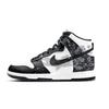 Dunk Peony Silhouette Slip Resistant Abrasion Resistant High Top Skateboard Shoes Men's Black White Gray DD1399-105(Team58-)