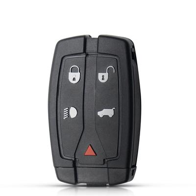 Blank Auto Car Key Shell 5 Button Uncut-Blade Remote Key Fob Cover Flip Folding-Modified Suitable for Rover-Freelander 2