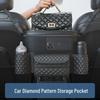 Car Seat Back Organizer & Trunk Storage Bag with Tissue Holder