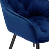 Nevada Velvet Navy Blue Velvet Chair