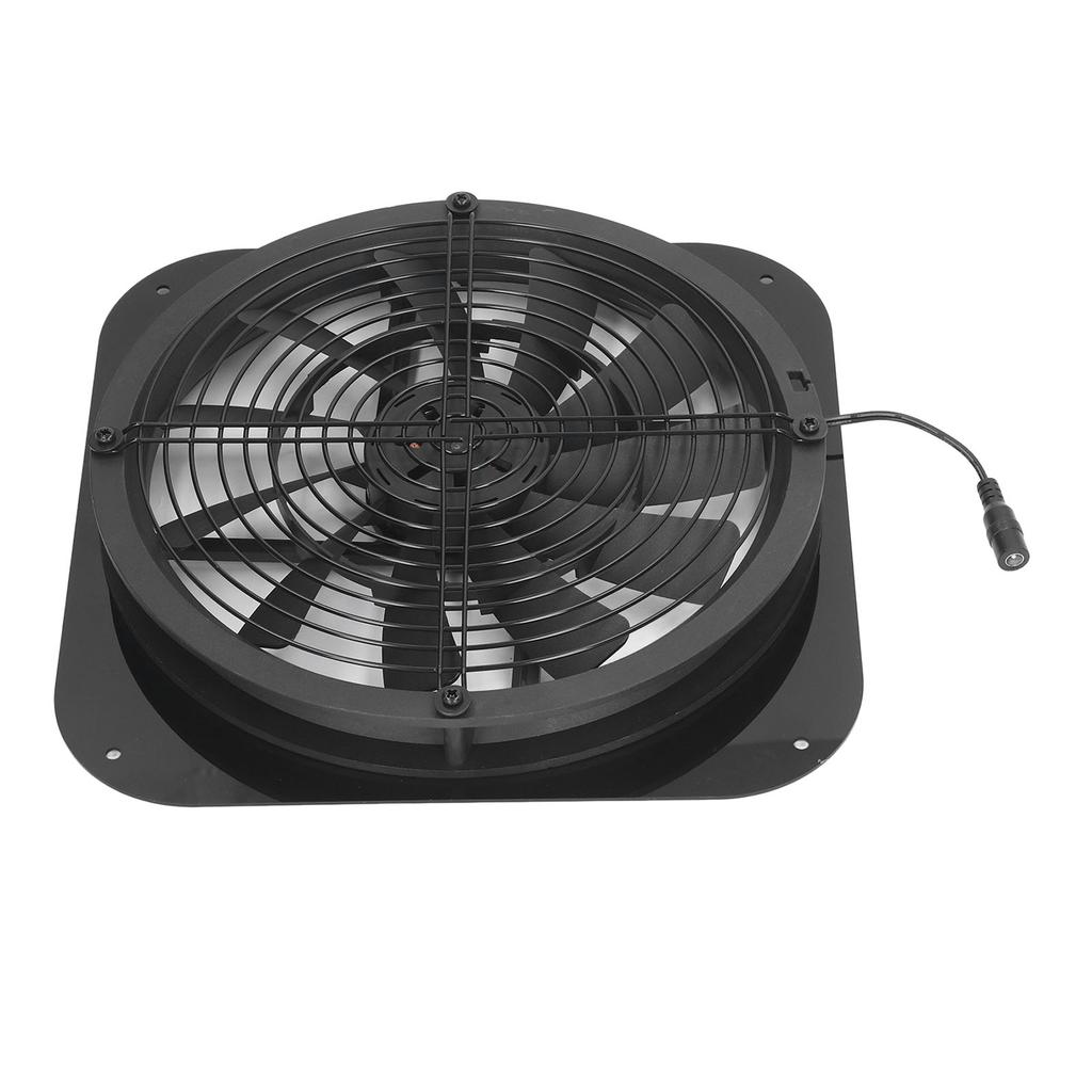Ventola di Scarico Solare da 9,8 pollici Ventola di Ventilazione Rotonda ad Alta Pressione per Piccoli Pollai