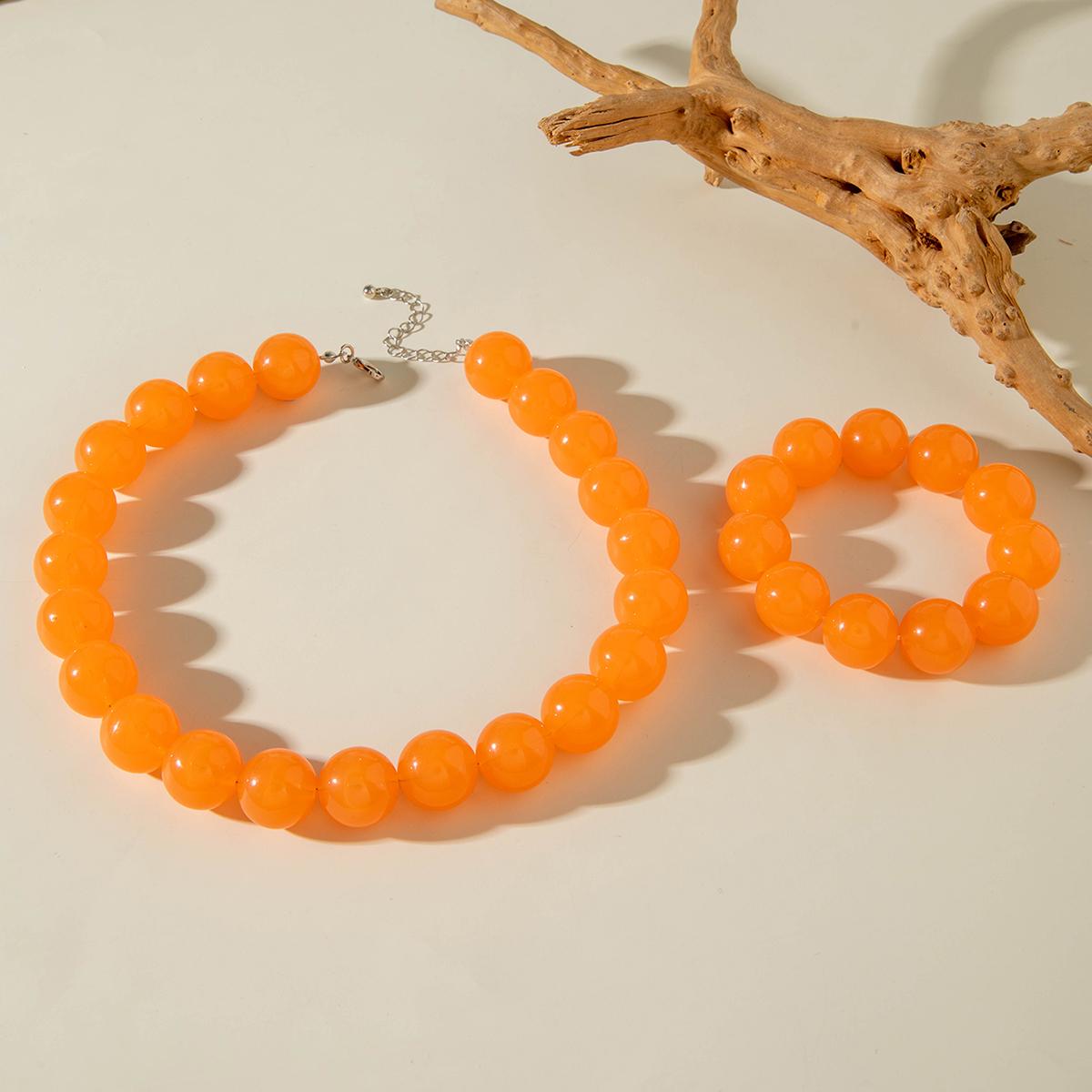 

Летние новые желейные прозрачные акриловые бусины женские аксессуары наборы маленькие свежие морские каникулы цвета допамин стиль