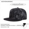 New A Graffiti Embroidery Flat Brimmed Hat Men'S Retro Baseball Hat Hip Hop Hat Women'S Outdoor Decorative Hat Sunshade Hat