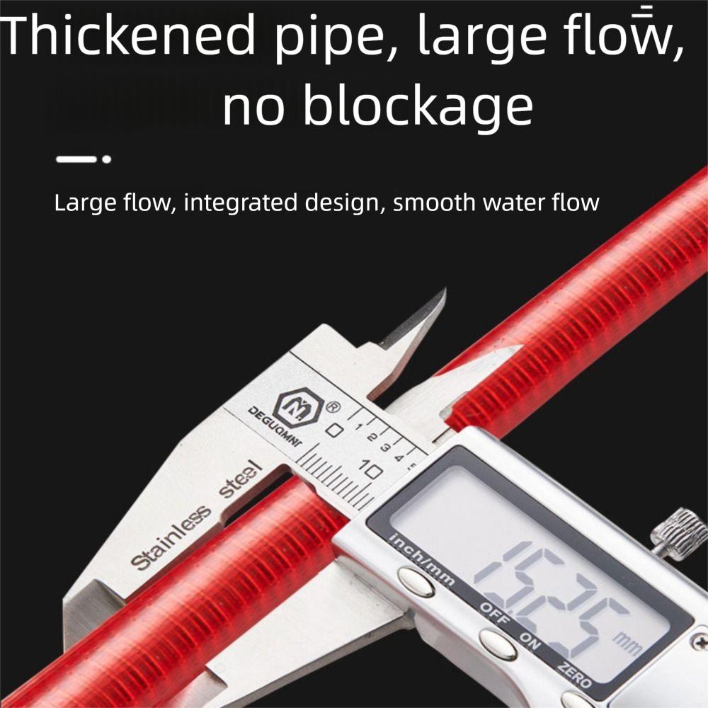 Flexibler Handbrauseschlauch Edelstahl Wassererhitzerschlauch Wassereinlassrohr Haushalt