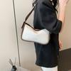 High-quality Color-block Shoulder Bag 2024 For Women Street Style Pu Crossbody Bag With Trendy Stitching Ins Style